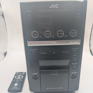 JVC UX-GP5 Micro Component System w/Remote-USB- CD- Radio- MP3- Ipod - TESTED